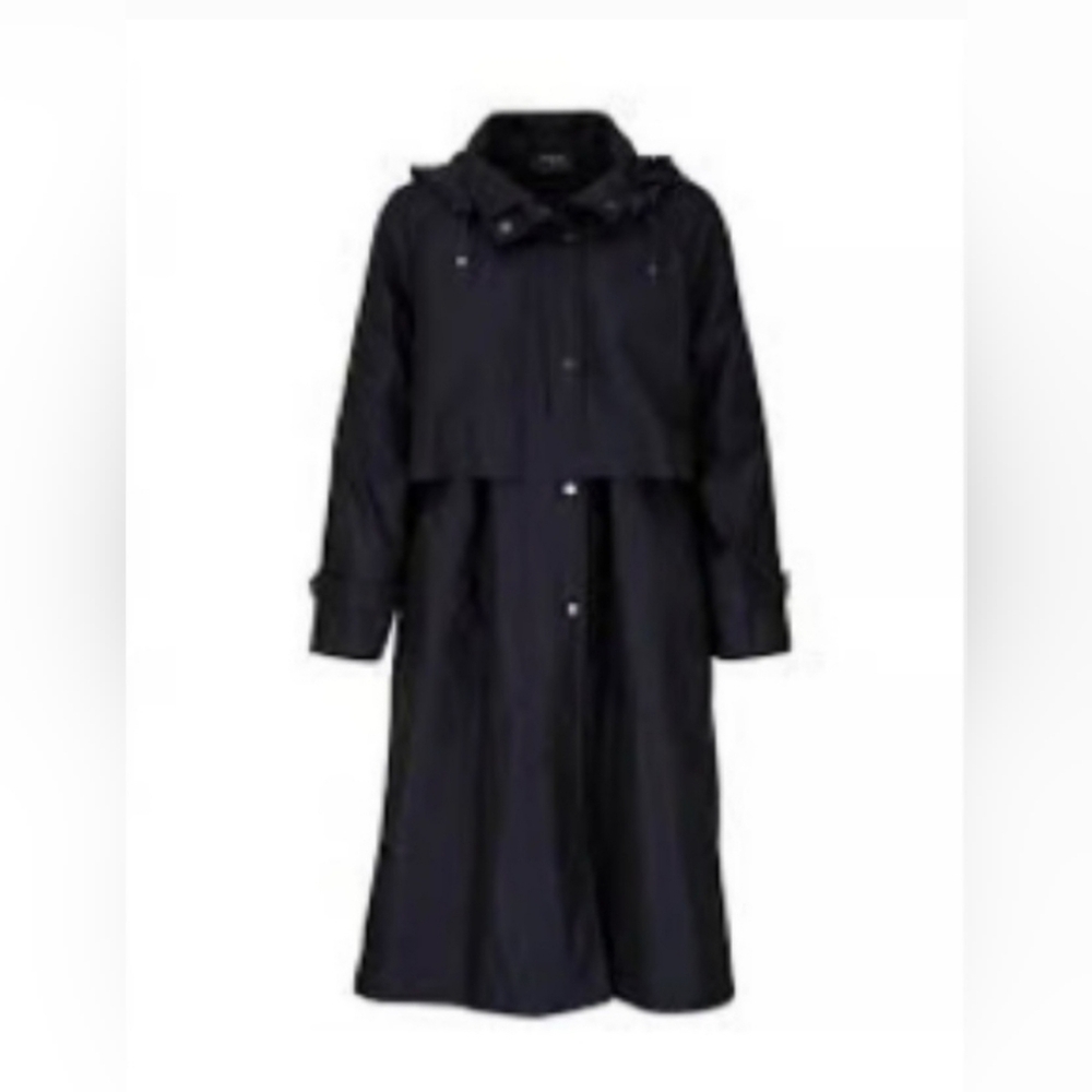 Vintage LL Bean Trench Coat - Navy - Picture 2 of 12